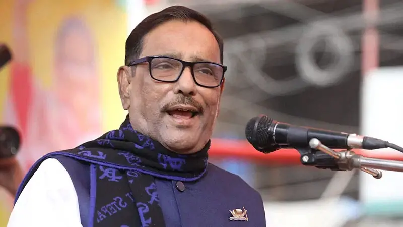 বিএনপি শুনতে চেয়েছিল সরকারের ওপরে নিষেধাজ্ঞা আসবে: কাদের  